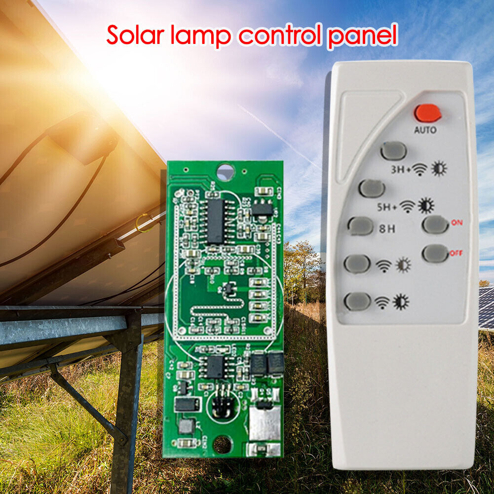 Microwave Radar Induction Solar Lamp Control Panel Lithium Battery Board