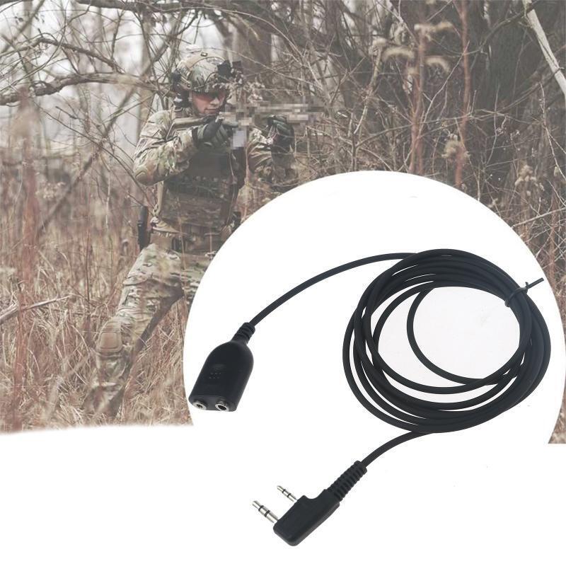 Microphone Cable for Kenwood for BaoFeng UV-5R BF-888s Walkie Talkie K type 2Pin