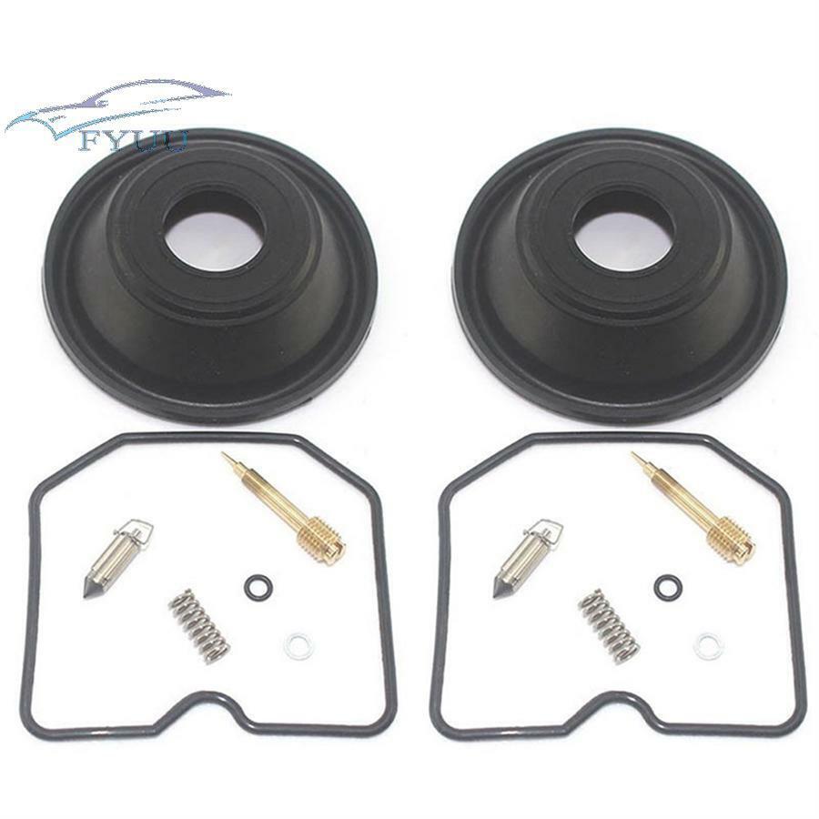 2set Carburetor Carb Repair Kit With Vacuum Diaphragm Membrane For ZZR250 EX250