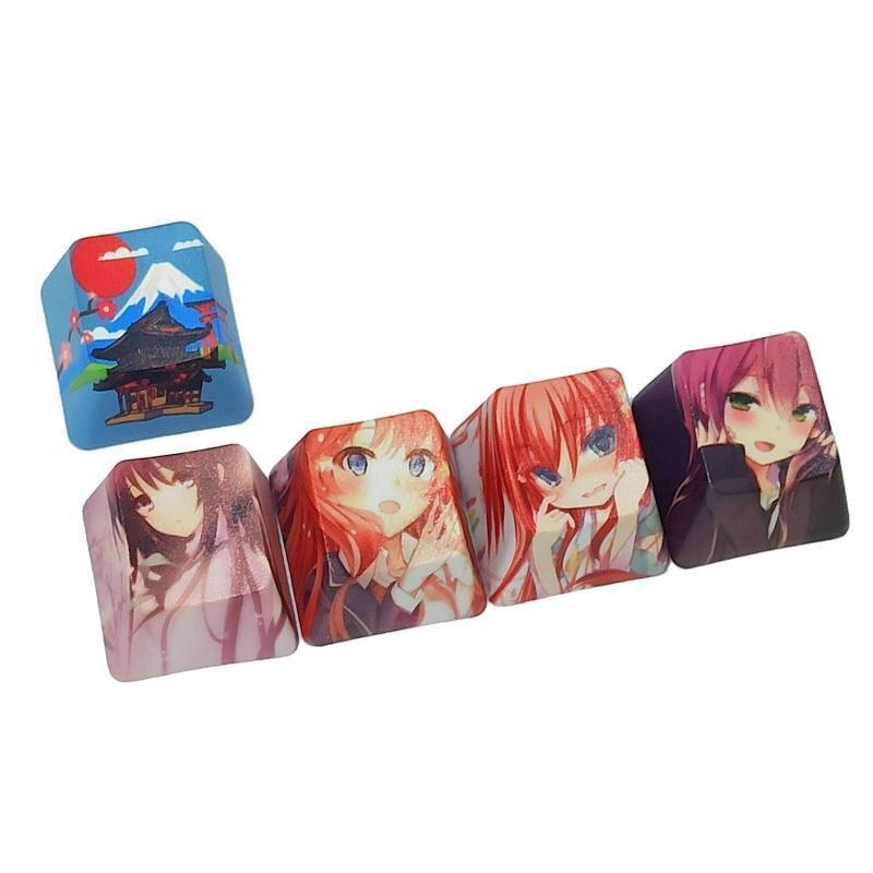 PBT OEM Profile Five-side Dye Sublimation Keycap 9 Key Accessory for Keyboard