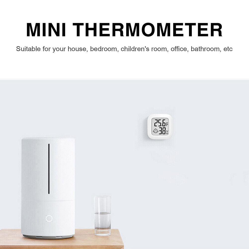 Mini Indoor Thermometer Digital Temperature Baby Room Hygrometer Gauge Home