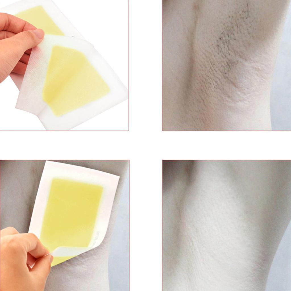 10x Hair Removal Wax Paper Face Armpit Legs Bikini Depilation Waxing Strips