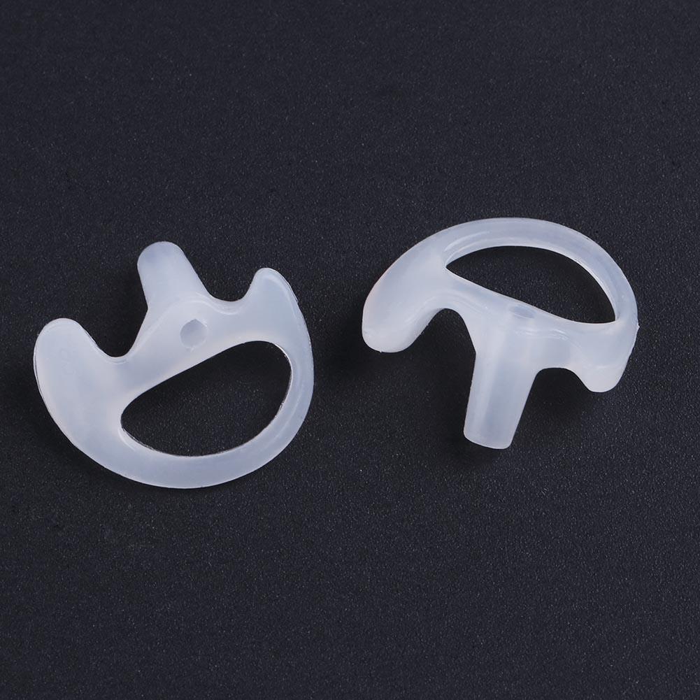 Soft Ear Bud for Covert Acoustic Tube Earpiece for Two-way Radio(White S)