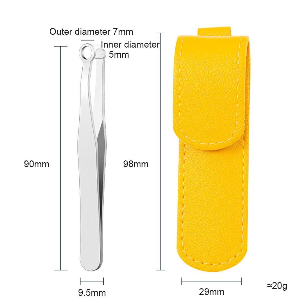 Steel Multifunction Round-tipped Trimming Nose Hair Clip Nose Hair Tweezers