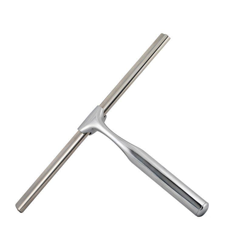 Wiper with Suction Hook Shower Glass Door Squeegee Stainless Steel Glass Window