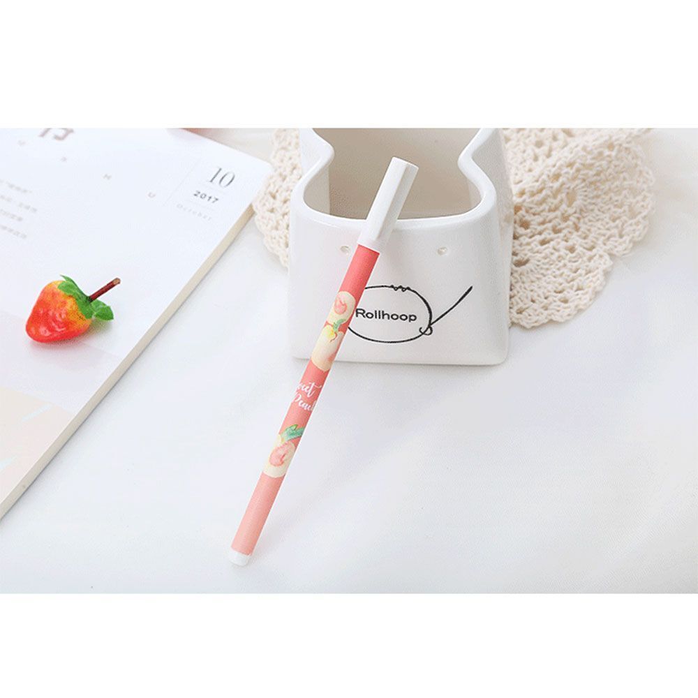 Gifts School Cute Office Supplies Student Peach Pattern Stationery Gel Pen