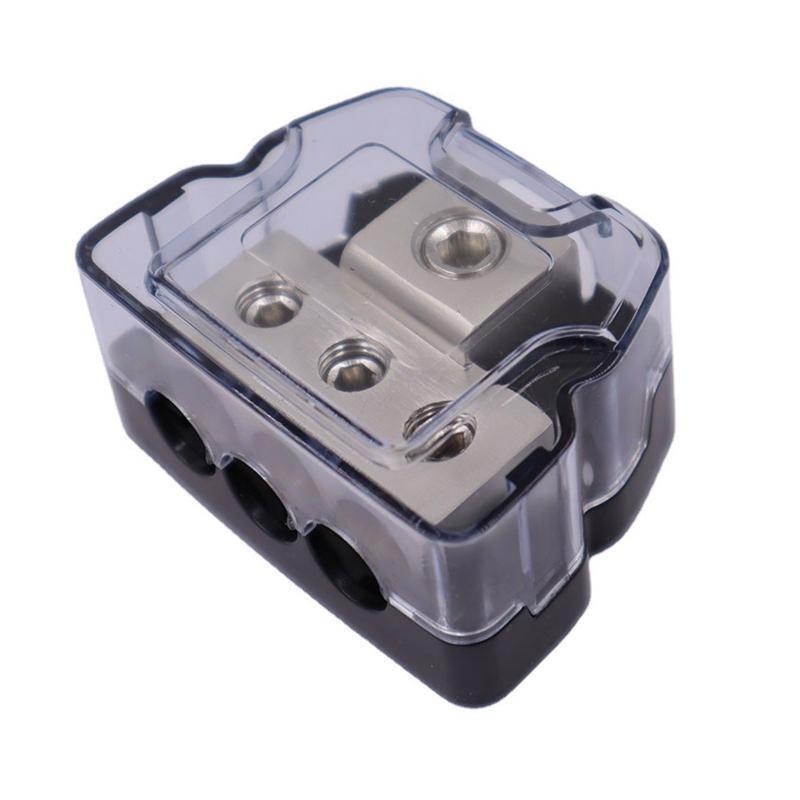 Power Ground Distribution Block 1 Gauge In to 3 Gauge Out Power Distribution Box