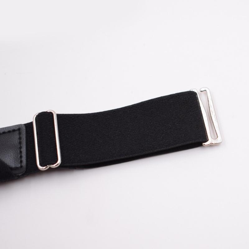 2Pcs/Set Mens Shirt Stays Holder Non-slip Locking Clamps Elastic Leg Suspenders
