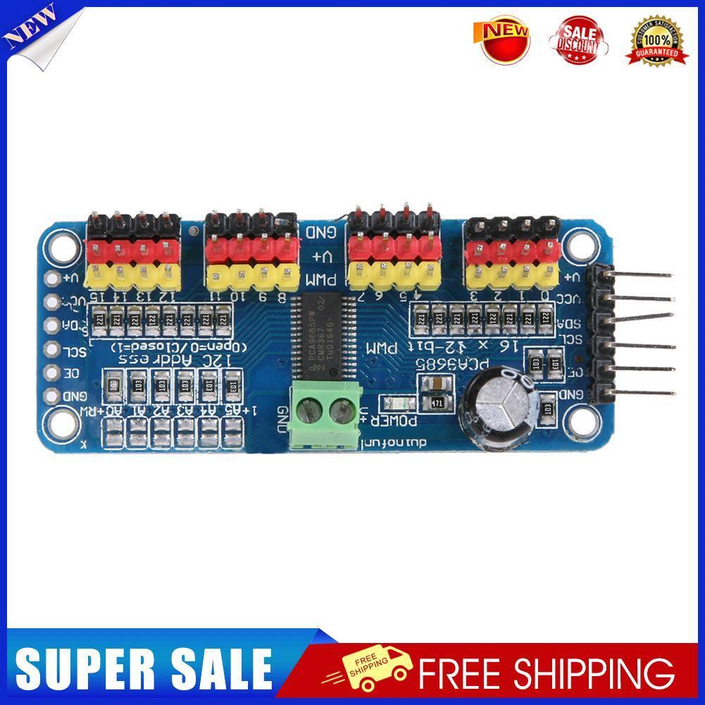 PWM/Servo/Drive Plate 16 Channel PWM Controller IIC Port for Arduino Robot