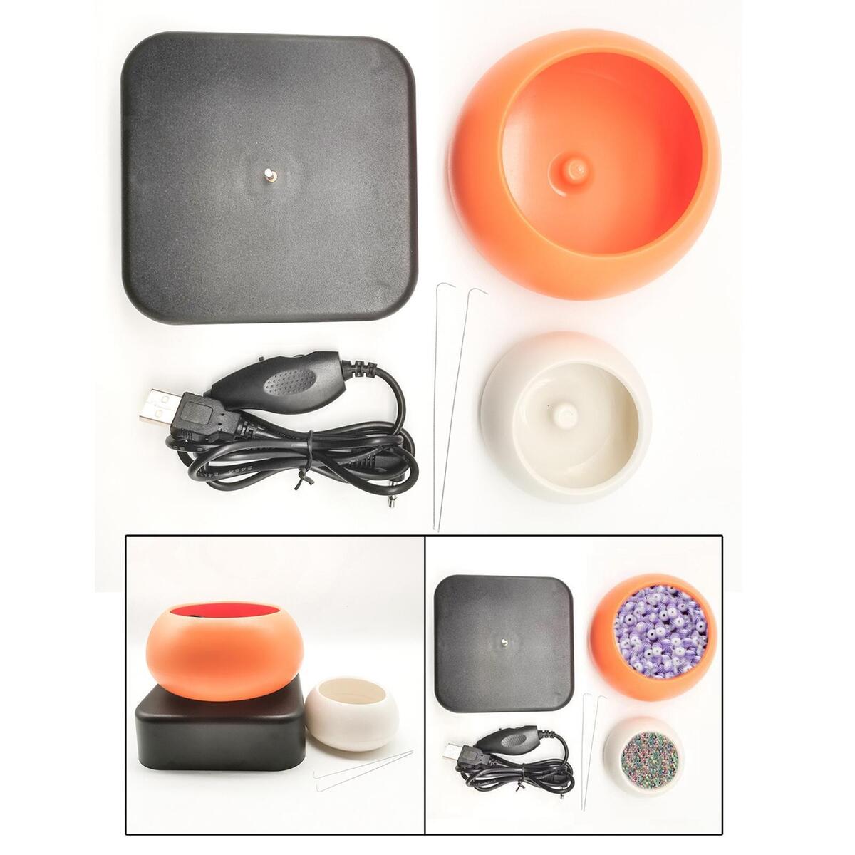 Bead Spinner Accessories 2 Beading Bowls Handsfree for Bracelet Spinnings
