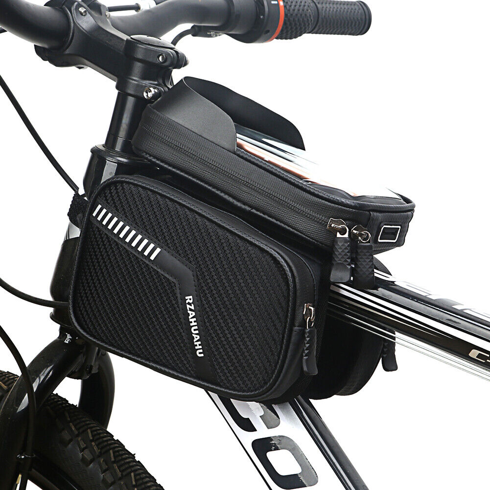 MTB Bicycle Bags Front Tube Waterproof Phone Saddle Pouch Cycling Equipment