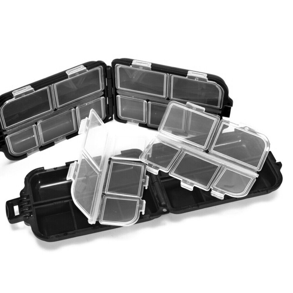Fishing Lure Boxes Bait Storage Case Fishing Tackle Hook Trays Organizers