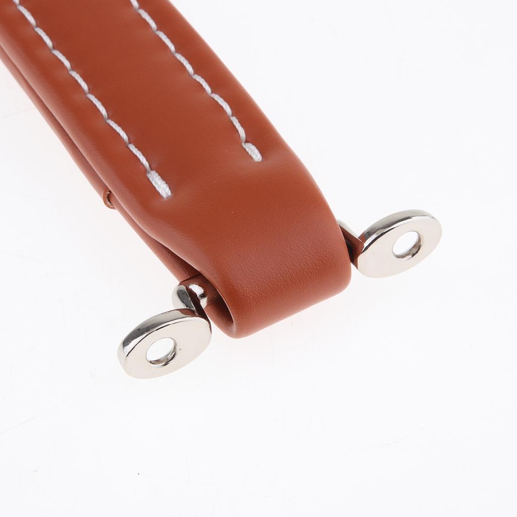 Replacement Stitched Leather Case Handle Strap for Guitar & Amplifiers #5
