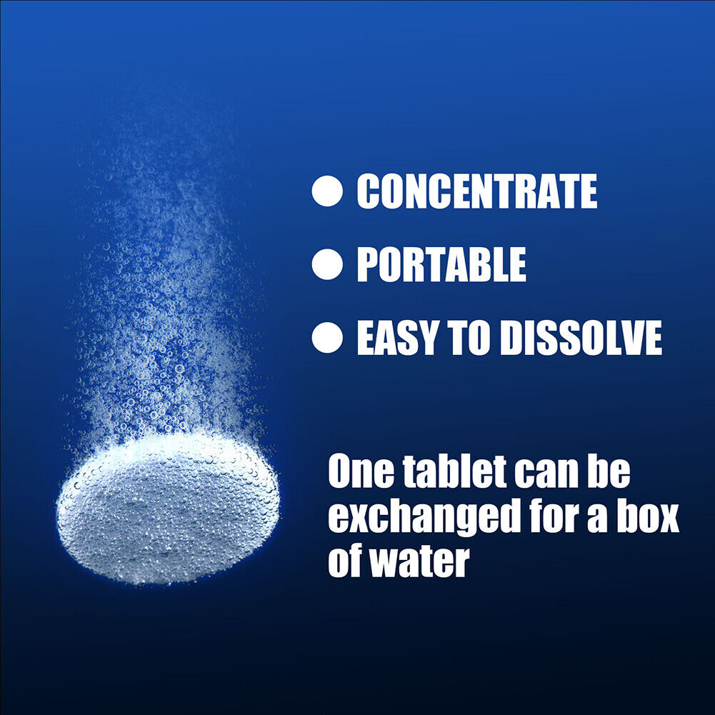 50pcs Car Windshield Effervescent Tablets Solid Washer Agent Dust Removers