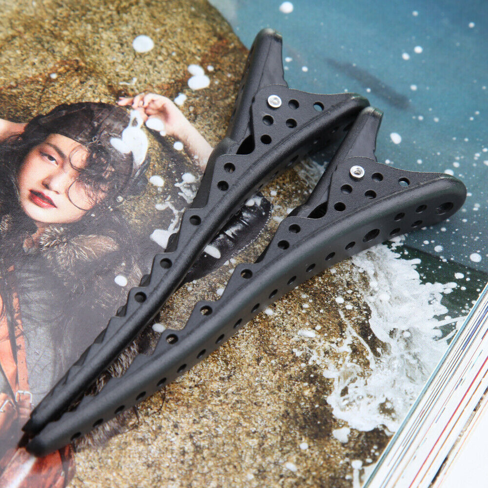 6Pcs Black Hairpin Clip Mouth Salon Hair Tools Accessories Hair Care Stylin