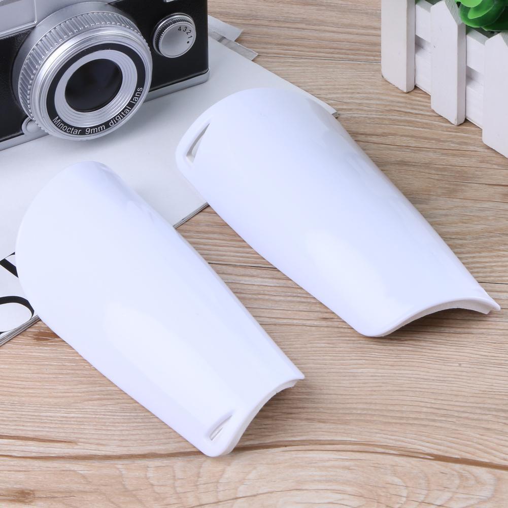 2pcs Kids Football Soccer Shin Guards Leg Supports Protector Pads (White)