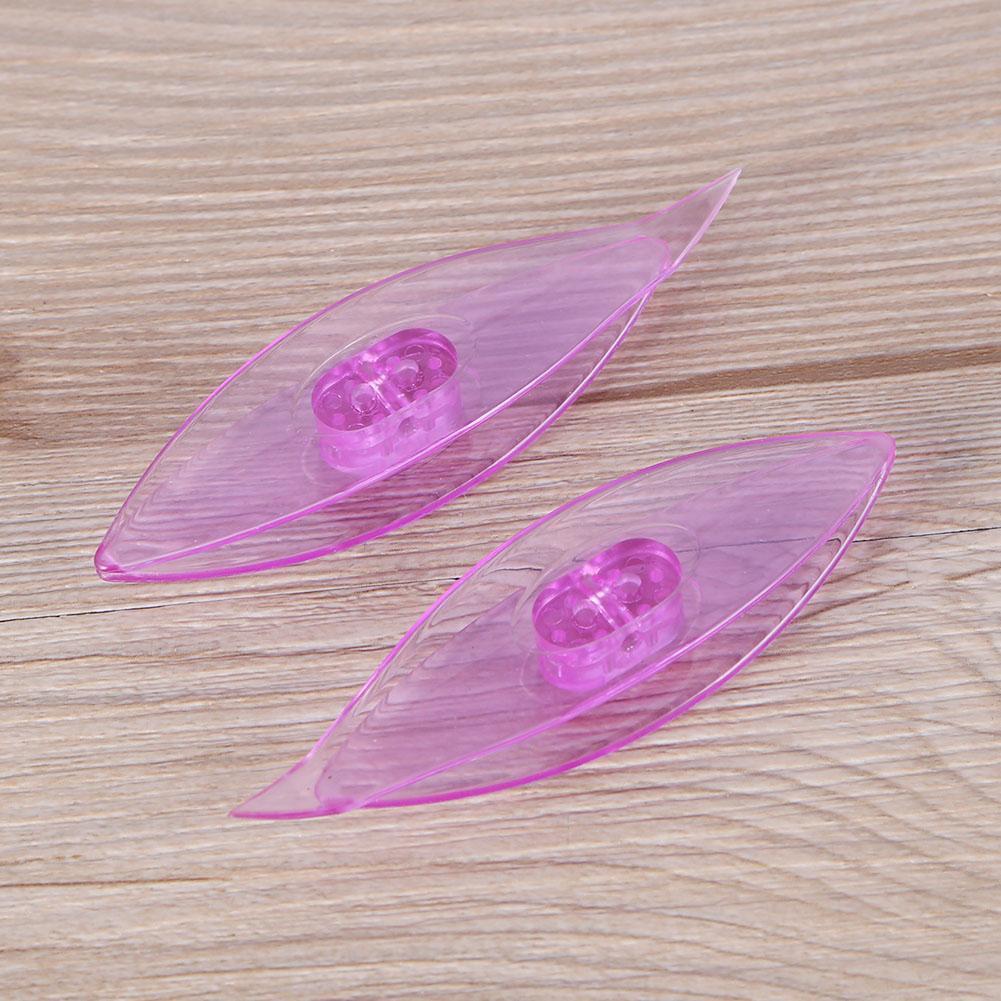 2pcs Plastic Tatting Shuttle Hand Tool for Lace Making DIY Craft(Purple)