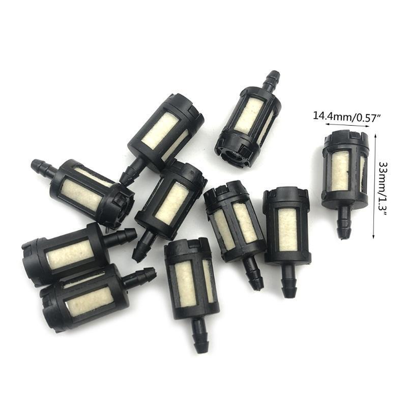 10pcs Fuel Filter ZAMA ZF-1 ZF1 for Poulan McCulloch Tecumseh Chainsaw Trimmer