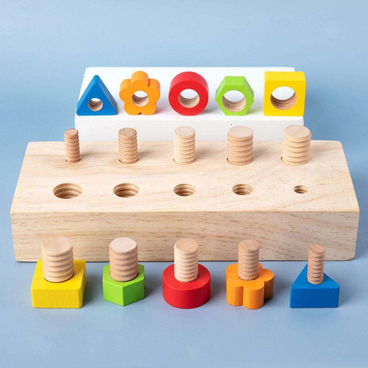 Montessori  Nuts and Bolts Board   for Holiday Gifts