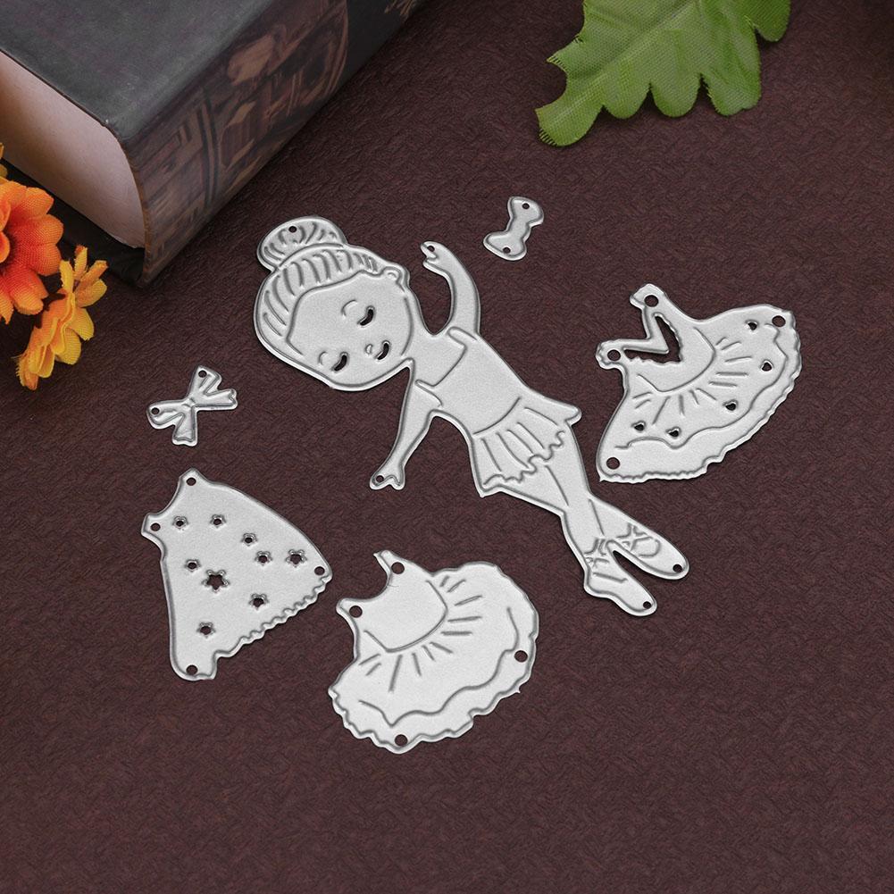 Lovely Girl DIY Cutting Dies Stencils Scrapbook Embossing Craft Album Card