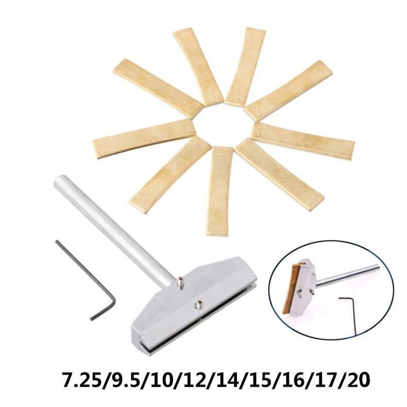 Guitar Repair Tools Set 9pcs Fretboard Press Caul Insert w/ Press Caul & Wrench