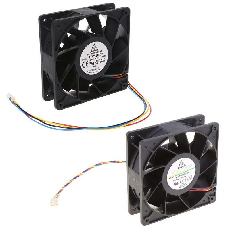 120x120x38mm Brushless DC12V 4.8A 11-Blade Cooling Fan 12038 For Delta PFC1212DE