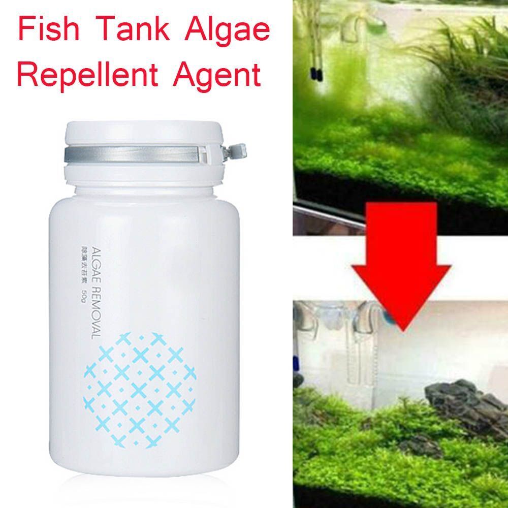Algae Repellent Aquarium Algaecide Fish Tank Cleaning Powder Tank Moss Remover