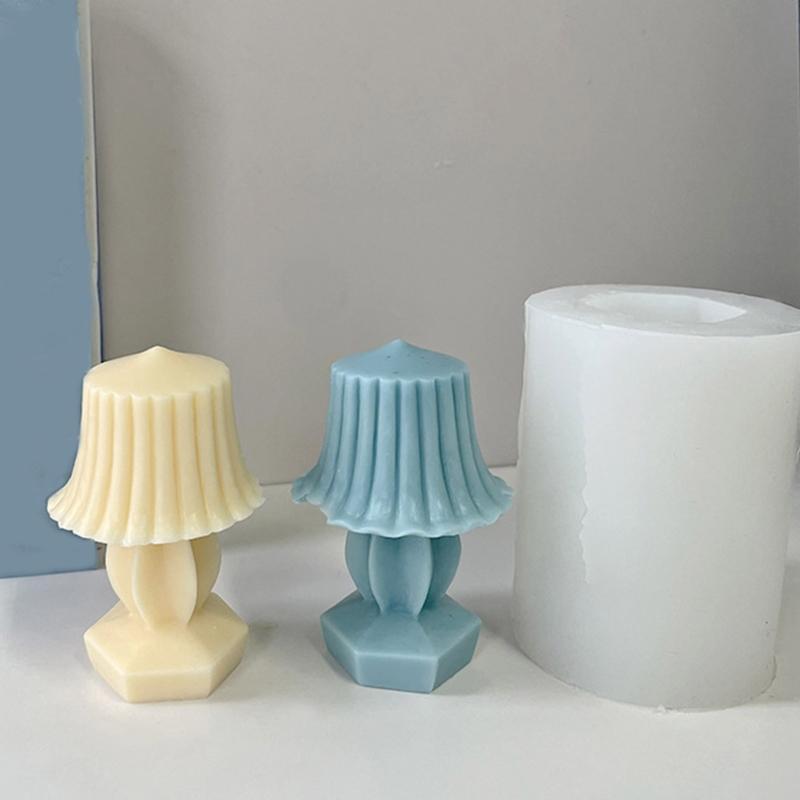Desk Lamp Silicone Candle Mold Silicone Crafts Candle Making Supplies Gift