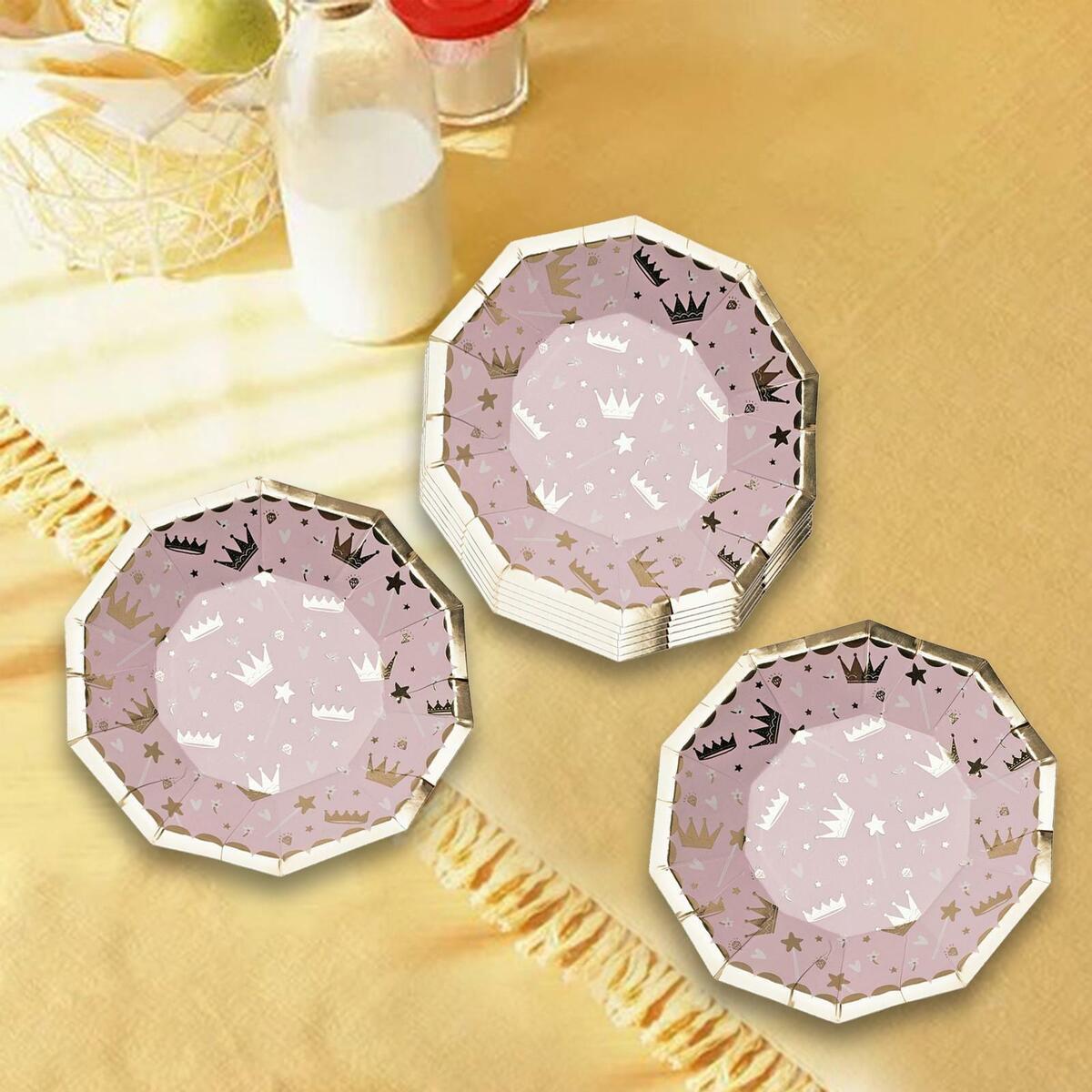 Elegant Disposable Dinner Plate for Thanksgiving Bridal Shower Graduation
