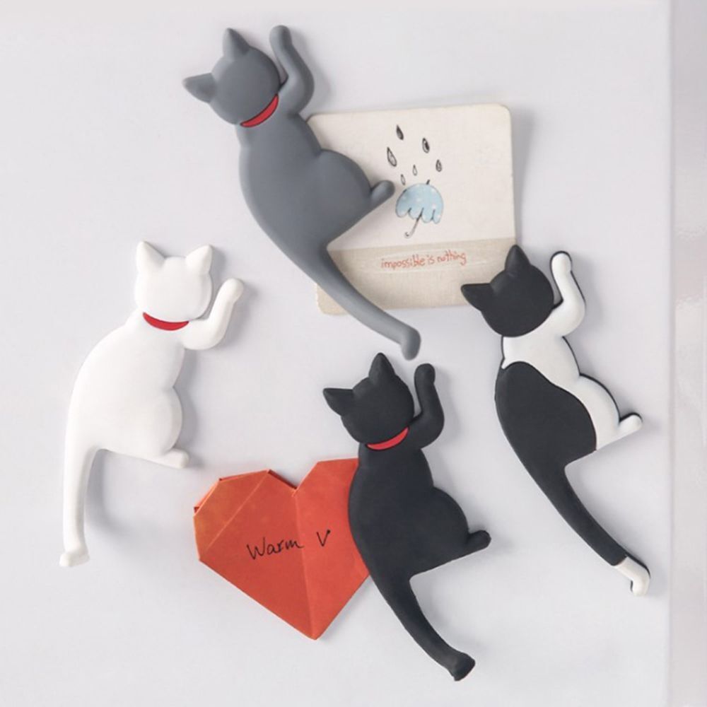 Wall Storage Towel Hanger Cat Tail Hook Key Holder Fridge Magnet Bendable