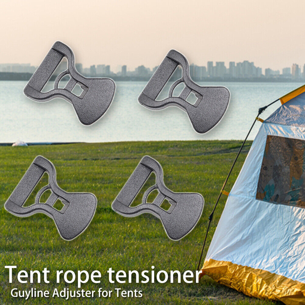 10pcs Camping Tent Rope Adjustment Buckle Canopy Tightening Fixing Clip
