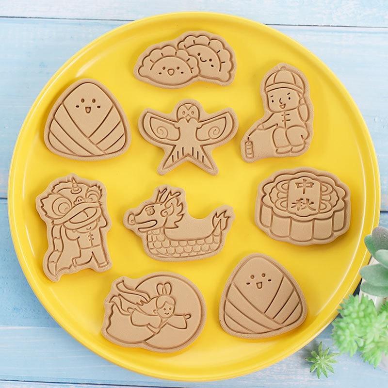 DIY Baking Cookie Cutter Cookie Molds Baking Tools Chinese Festivals Series