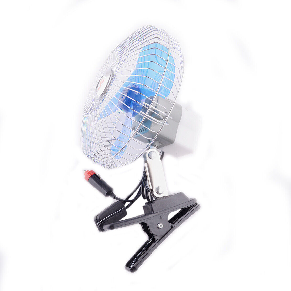24V Car Oscillating Fan Clip On Dashboard Cooling Air Cooler for Car Truck Van