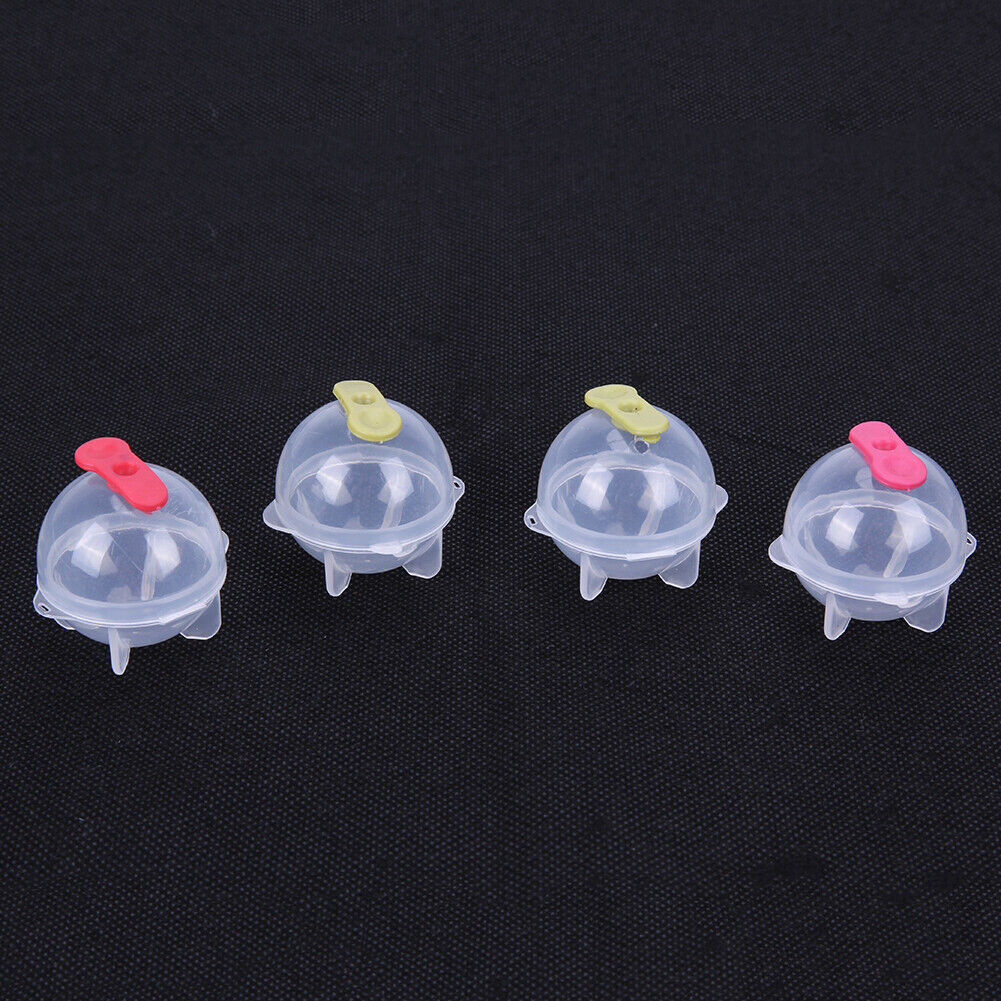 4pcs Round Ice Balls Maker Tray for Large Sphere Molds Cube Whiskey (S)