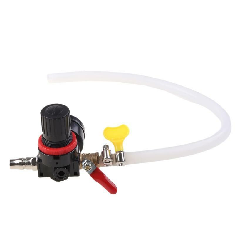 Auto Coolant Water Tank Leakage Detector Universal Pressure Tester Gauge 50cm