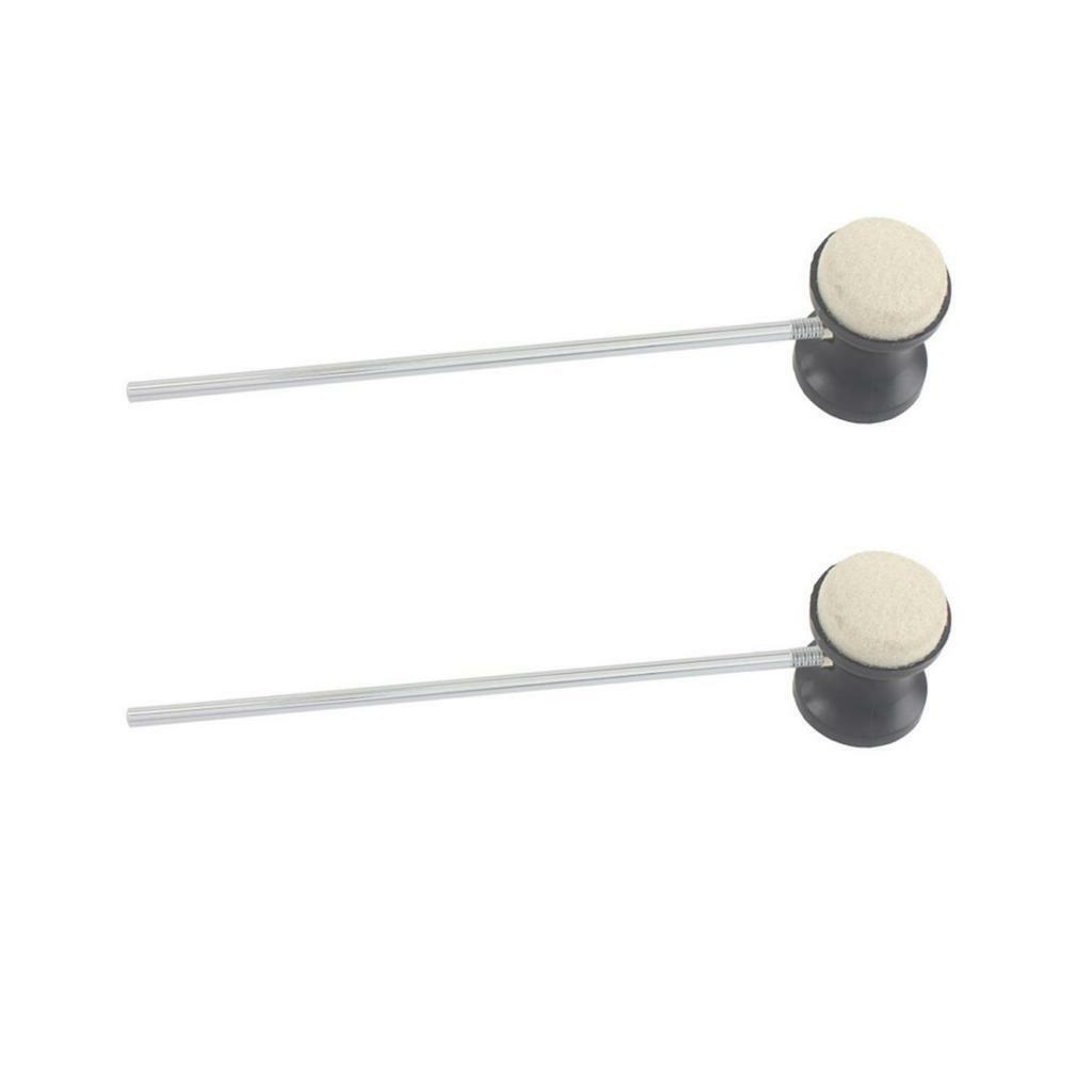 2 Pieces Drum Pedal Beater Mallet With  For  Drum Accessory