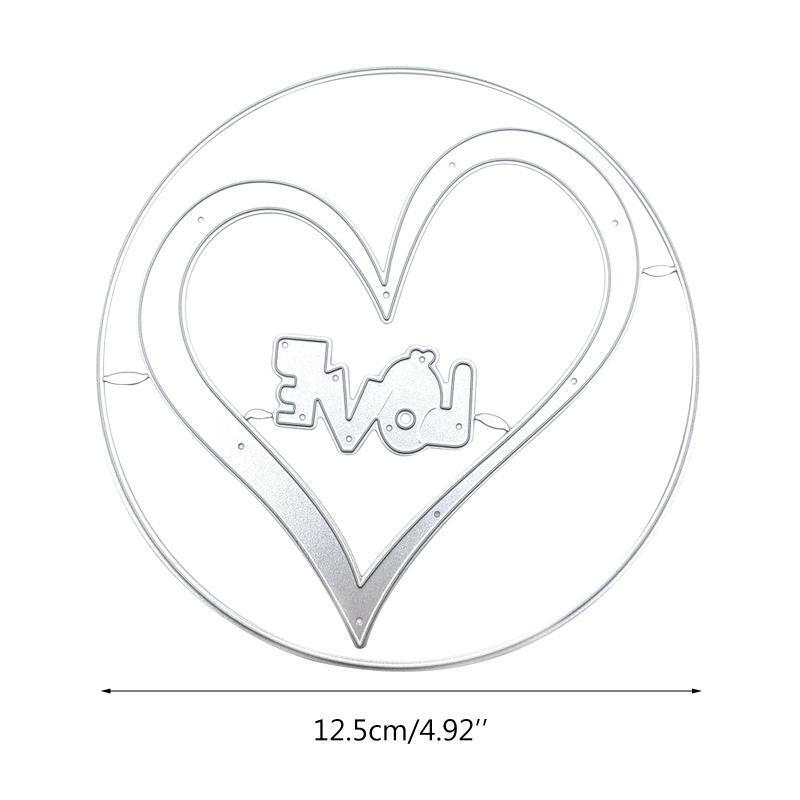 Exquisite Love Heart Cutting Die Stencil Great Gifts for Kid Teens Boys Girls