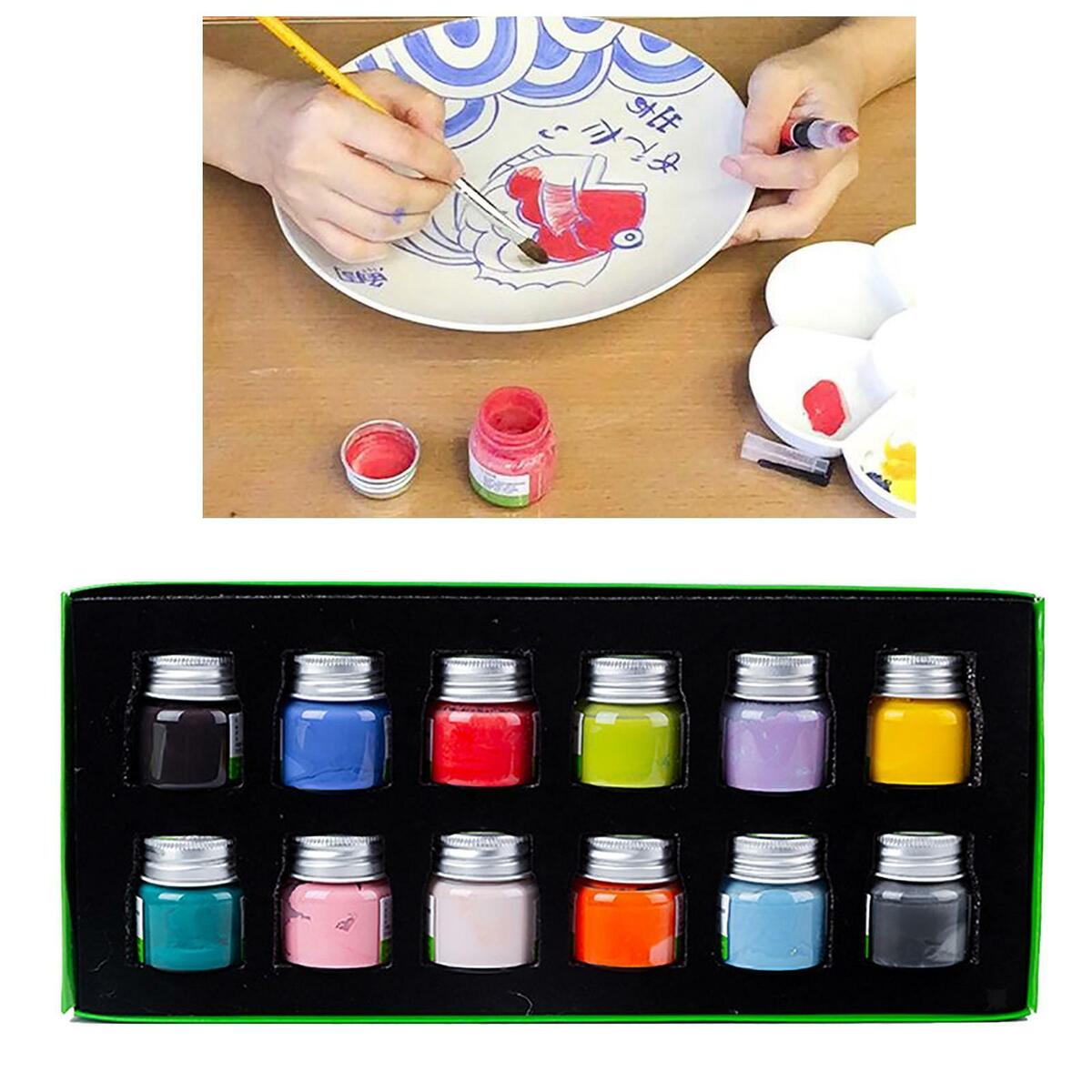 12Pcs/Set  Underglaze Pigment High Temperature Pigment
