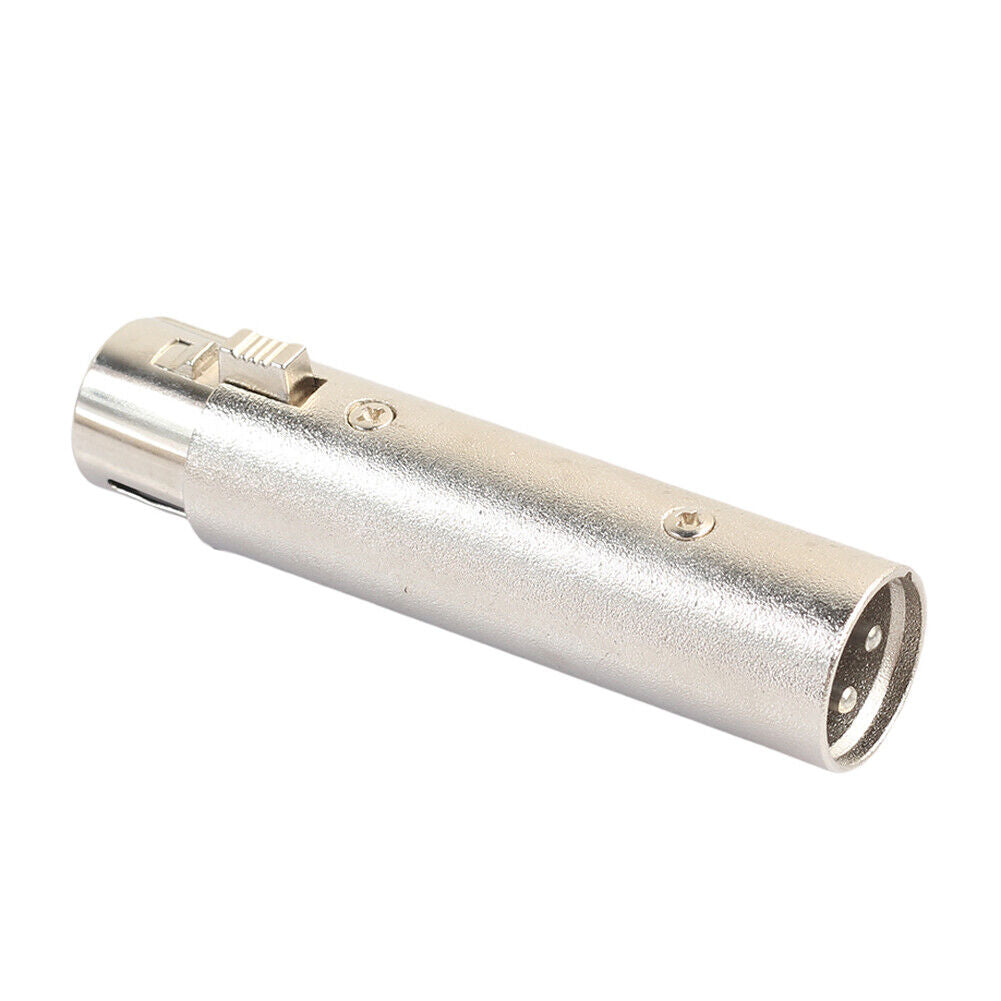 2x XLR 3Pin Male to Female Phase Reversal Adapter Plug Socket Cable Connect