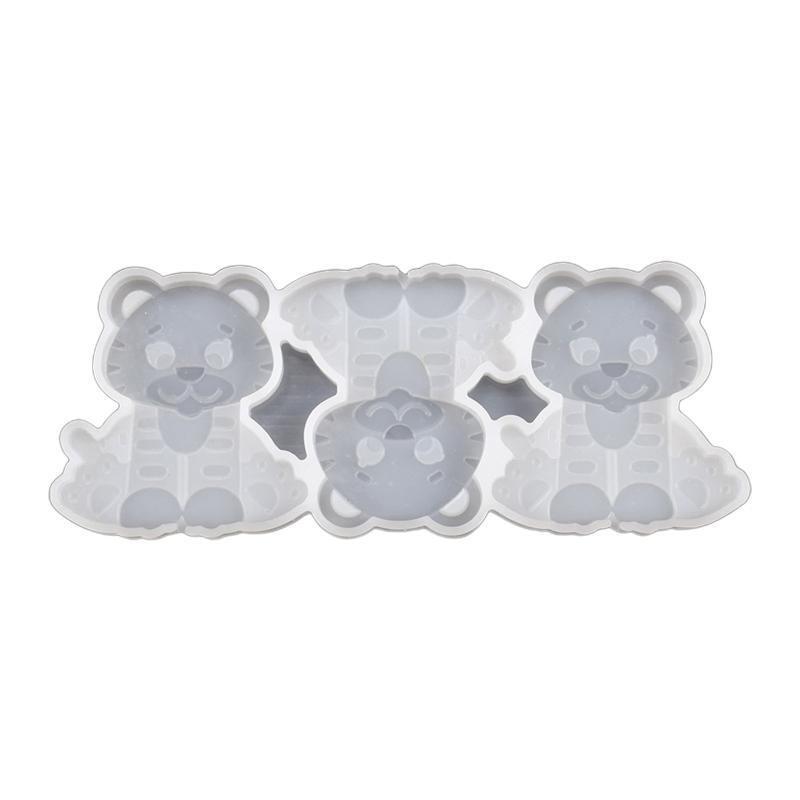 Cute Tiger Lollipop Shape Silicone Mould DIY Jelly Mold Candy Molds Fondant Mold
