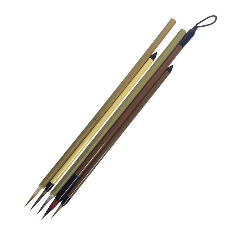 Calligraphy Brush Set Detail Paint Brush Perfect for Ink Painting Illustrations