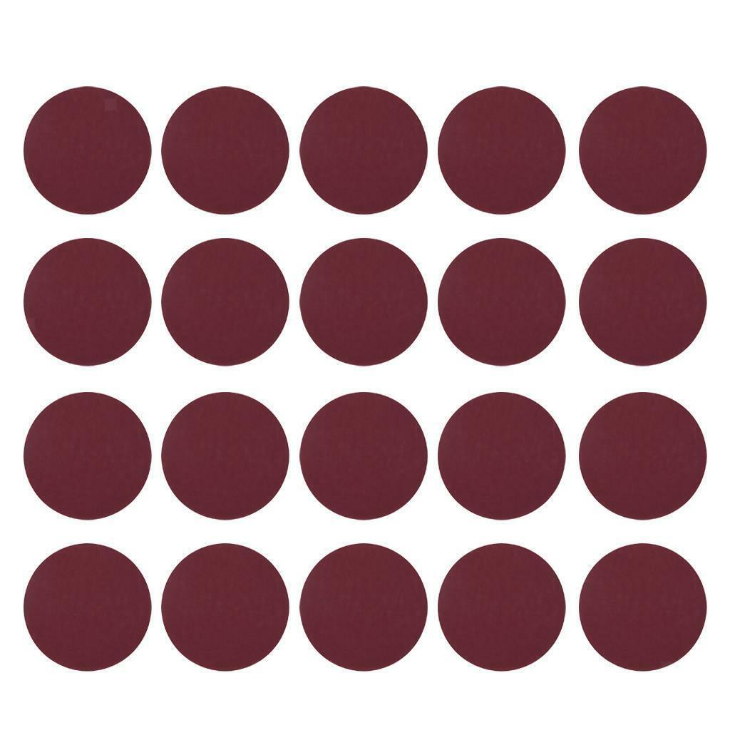 40pieces 75mm  Disks Pad Polishing Sandpaper Sheet 240/800 Grit
