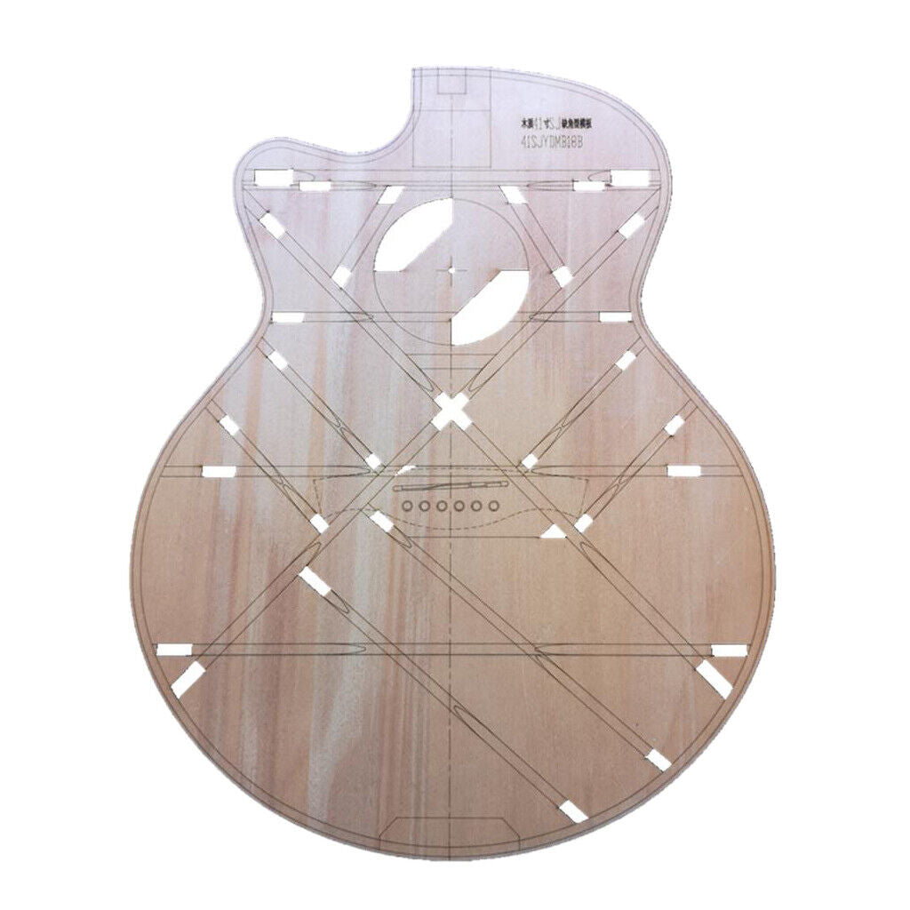 Wood Guitar Body Template for 41inch SJ Corner Guitar Making Mold Shape Part