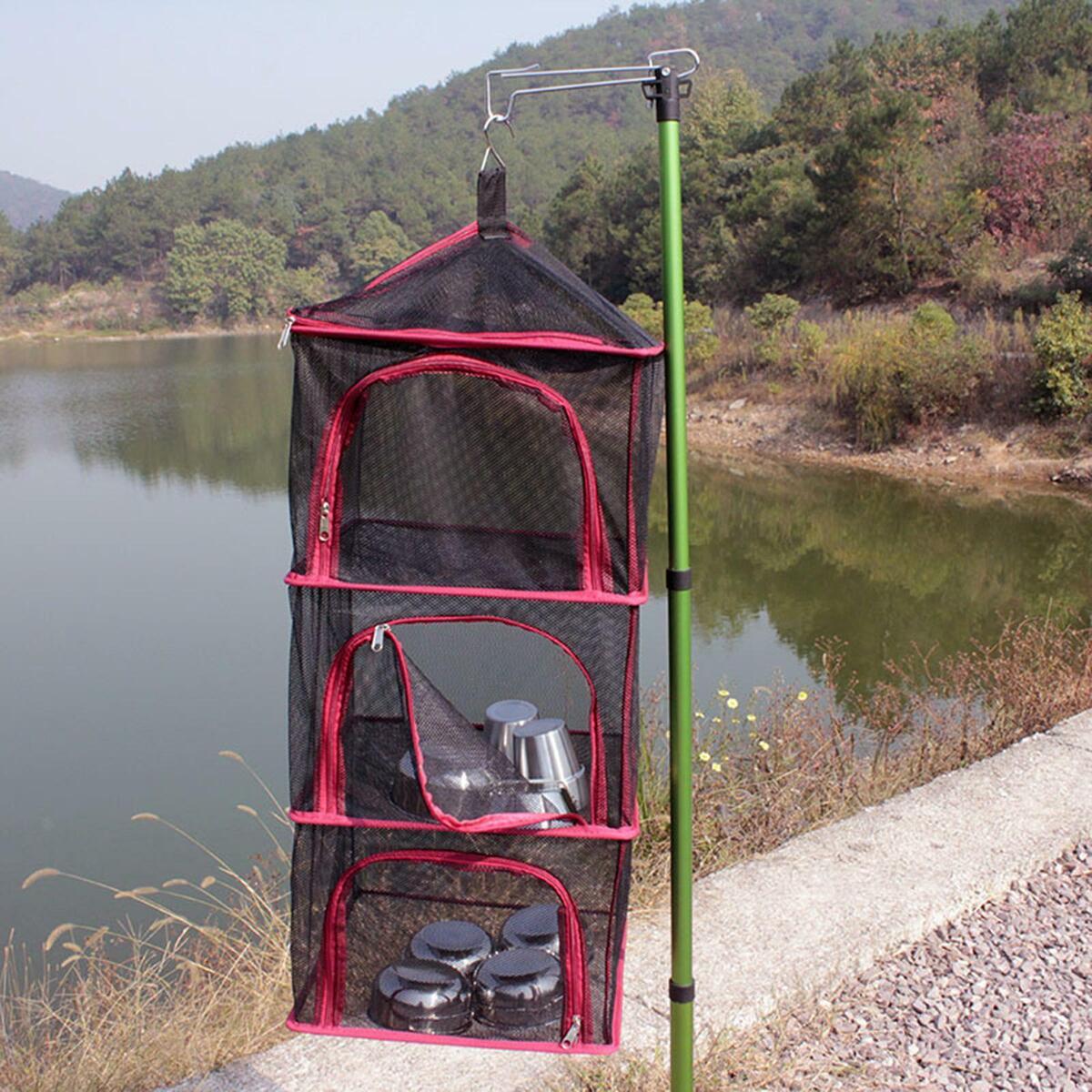 Hanging Drying Net  Dryer Bag Shelf  for Flowers Fish Vegetable