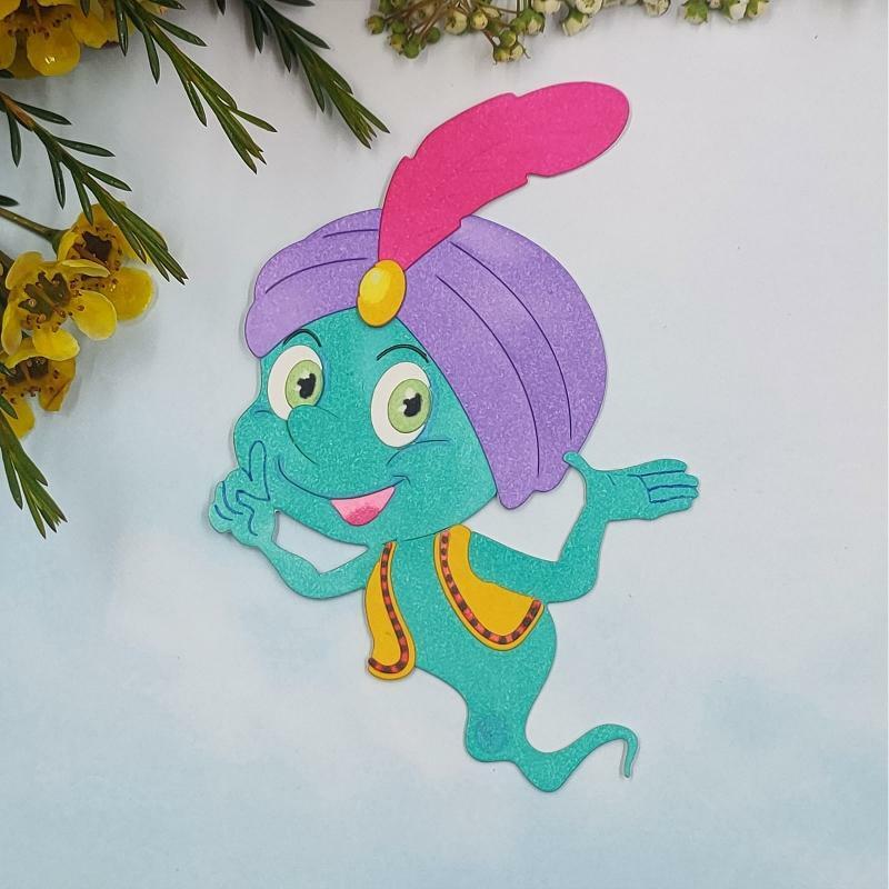 Lamp Elf with Feather Hat Metal Cutting Dies Stencil DIY Scrapbooking Template