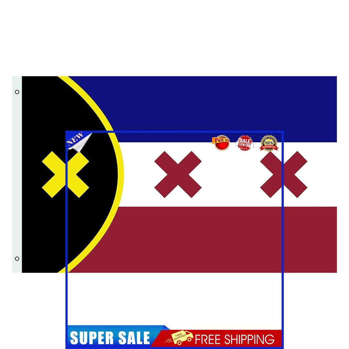 Lmanburg Flag, Waterproof Anti UV Dream SMP Wall Hanging Banner Decorations