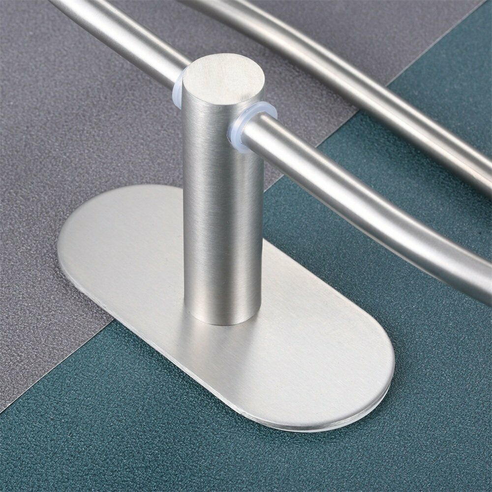 Bathroom Towel Ring Holder Self Adhesive Rack Hanger Home Hotel Stainless Steel