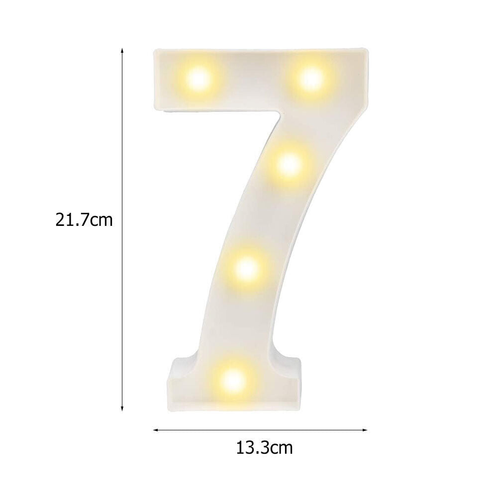 Digital Number LED Symbol Sign Night Light for Wedding Party Birthday (7)