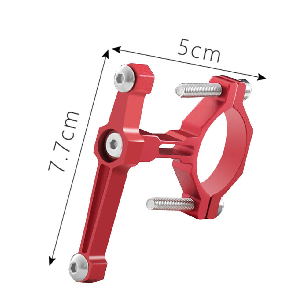 Bottle Cage Adapter MTB Bike Handlebar Water Bottle Holder Seat (Red)