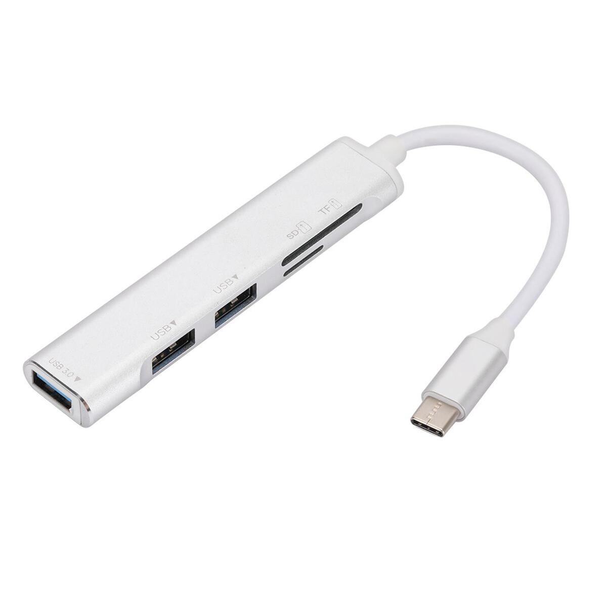 USB C Docking Station USB C Dongle with 2x USB 2.0 Compact for Home Travel